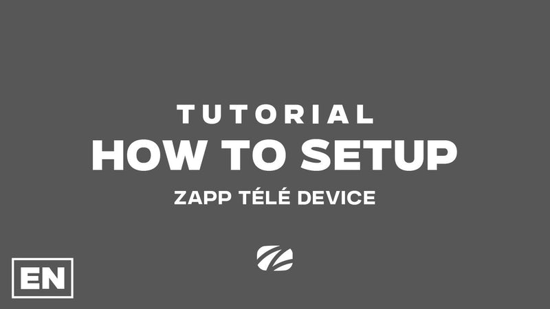 Setting up your Zapp Télé device on Fire TV Stick
